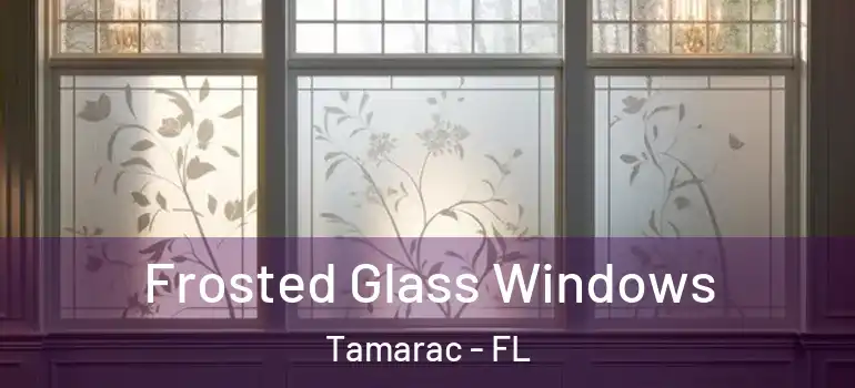  Frosted Glass Windows Tamarac - FL